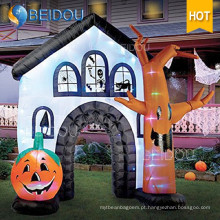 Fábrica Inflável Halloween Decorações Halloween Inflável Haunted House for Sale